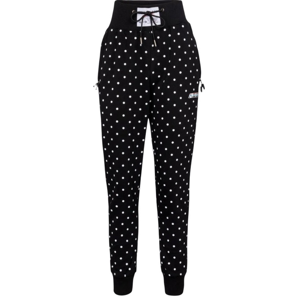 Adam Selman Sport Polka Dot Jogger Sweatpants Black White XS - Picture 12 of 12